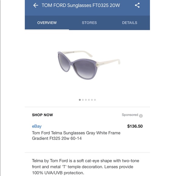 Tom Ford sunglasses *never worn* - Picture 5 of 5